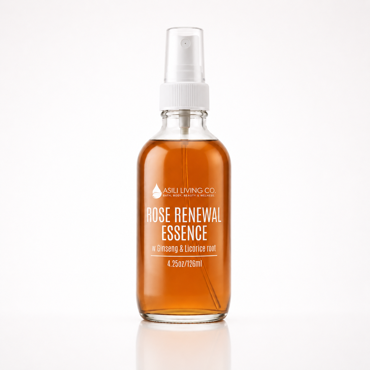 ROSE RENEWAL ESSENCE l Rose Water Essence with Ginseng + Licorice Root
