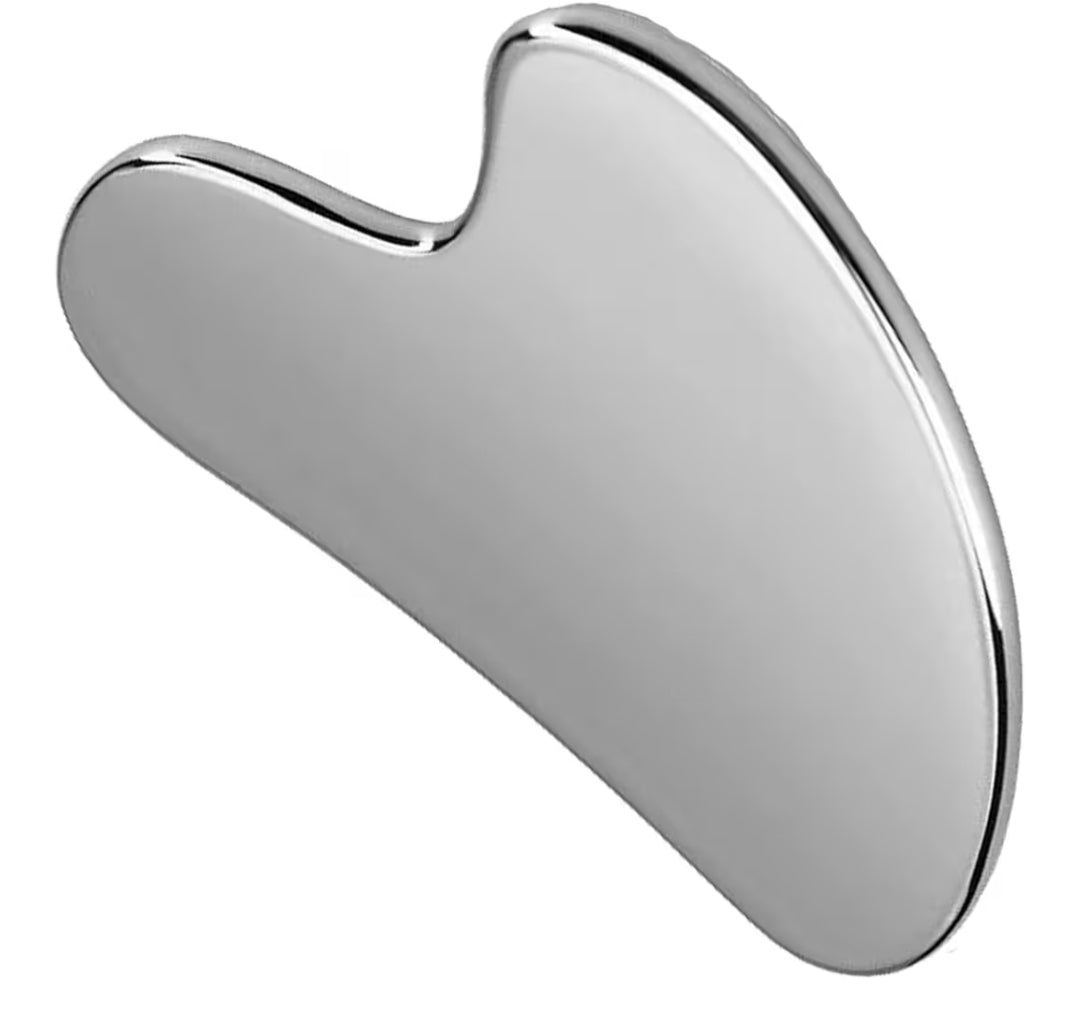 STAINLESS STEEL GUA SHA | FACE, NECK & BODY MASSAGE TOOL